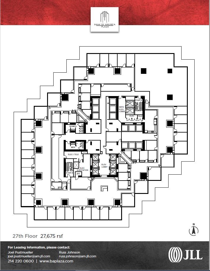 901 Main St, Dallas, TX for lease Floor Plan- Image 1 of 1
