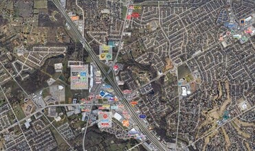 S Cooper St, Mansfield, TX - AERIAL map view