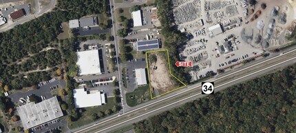 1671 Route 34, Wall Township, NJ - AERIAL  map view