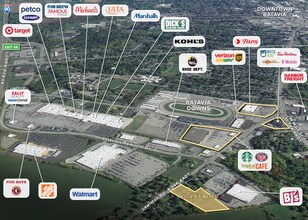 8363 Lewiston Rd, Batavia, NY - AERIAL  map view