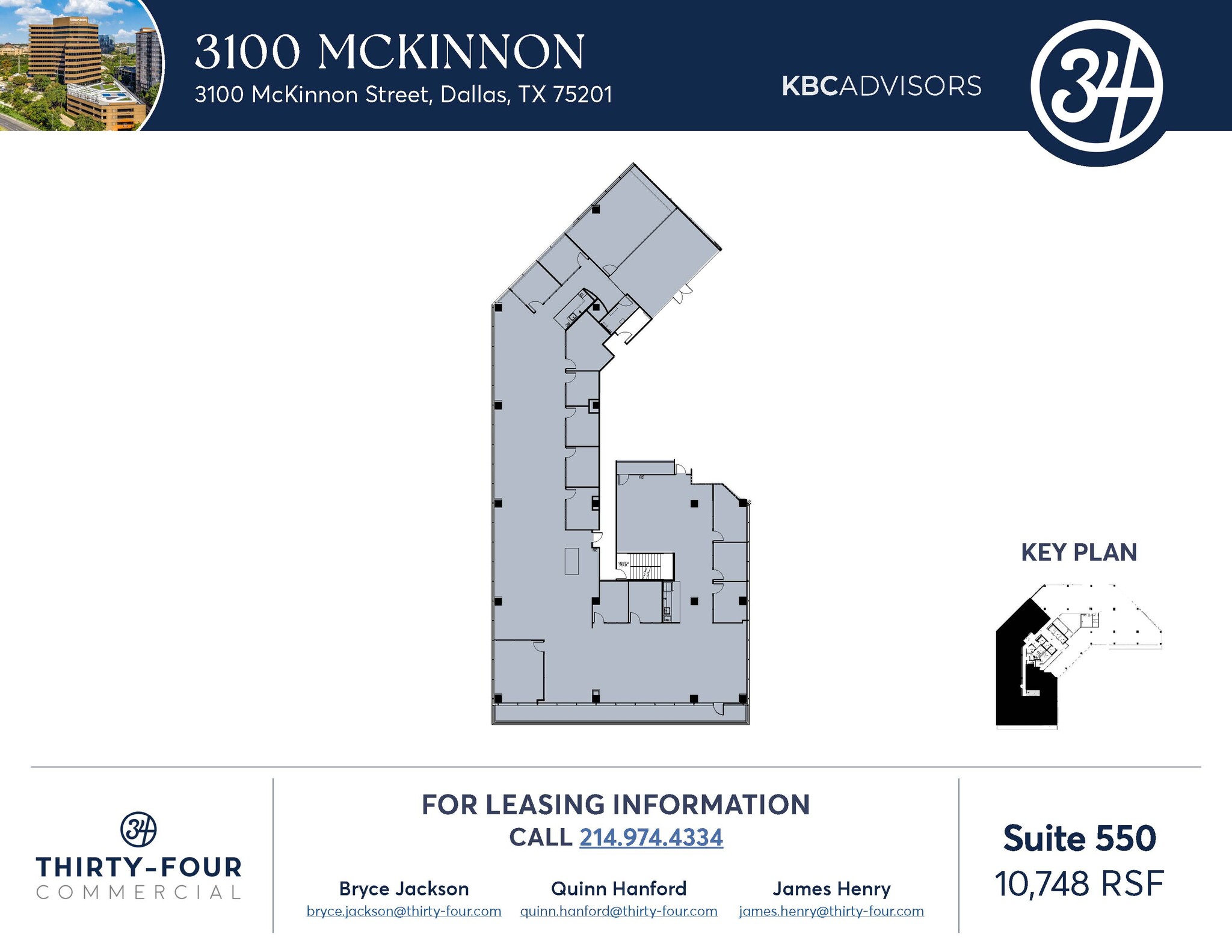 3100 McKinnon St, Dallas, TX for lease Floor Plan- Image 1 of 1