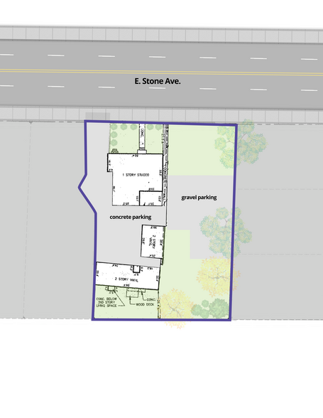 208 E Stone Ave, Greenville, SC for sale - Site Plan - Image 2 of 11