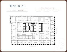 1875 K St NW, Washington, DC for lease Floor Plan- Image 1 of 1
