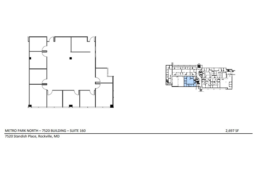 7529 Standish Pl, Rockville, MD for lease Floor Plan- Image 1 of 1