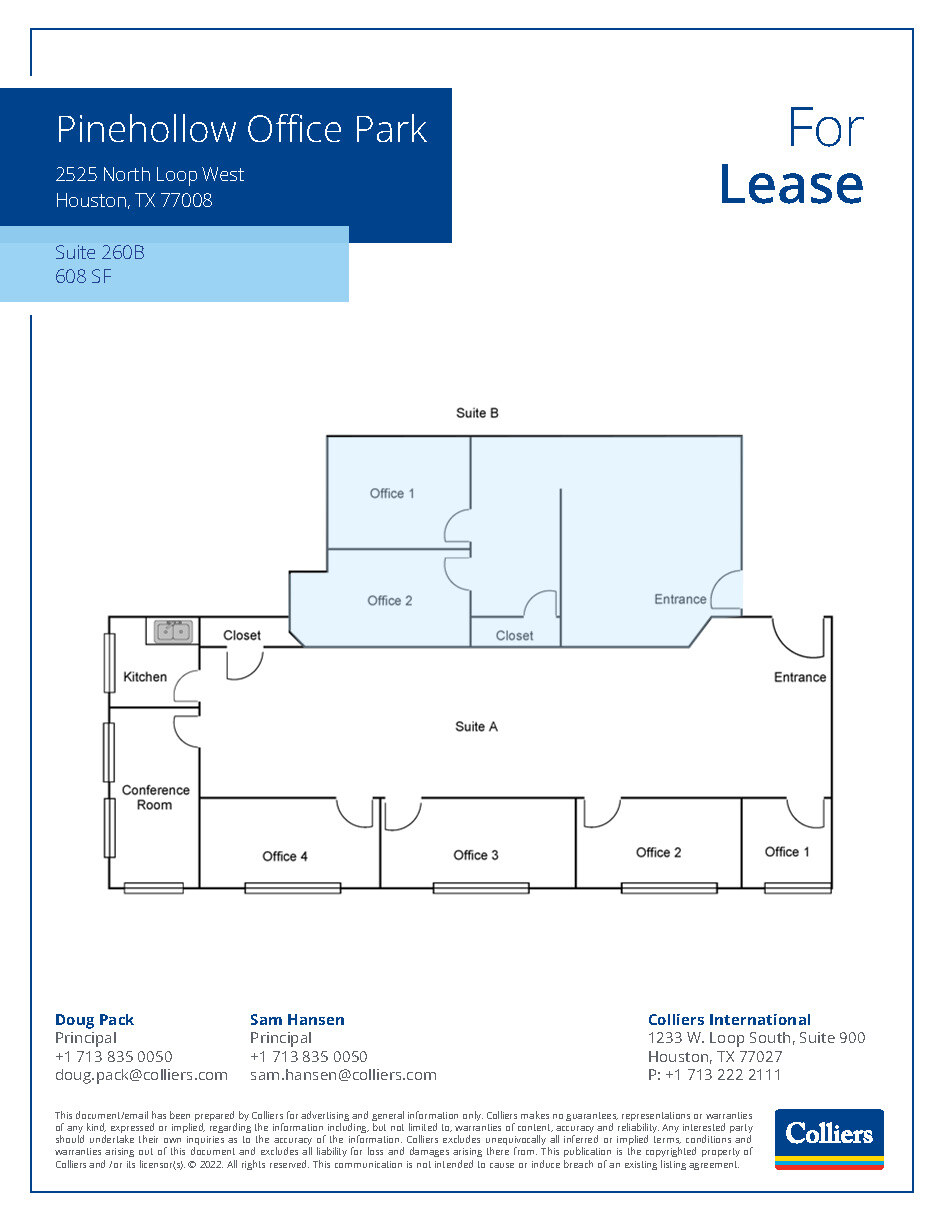 2525 N Loop Fwy W, Houston, TX for lease Floor Plan- Image 1 of 1