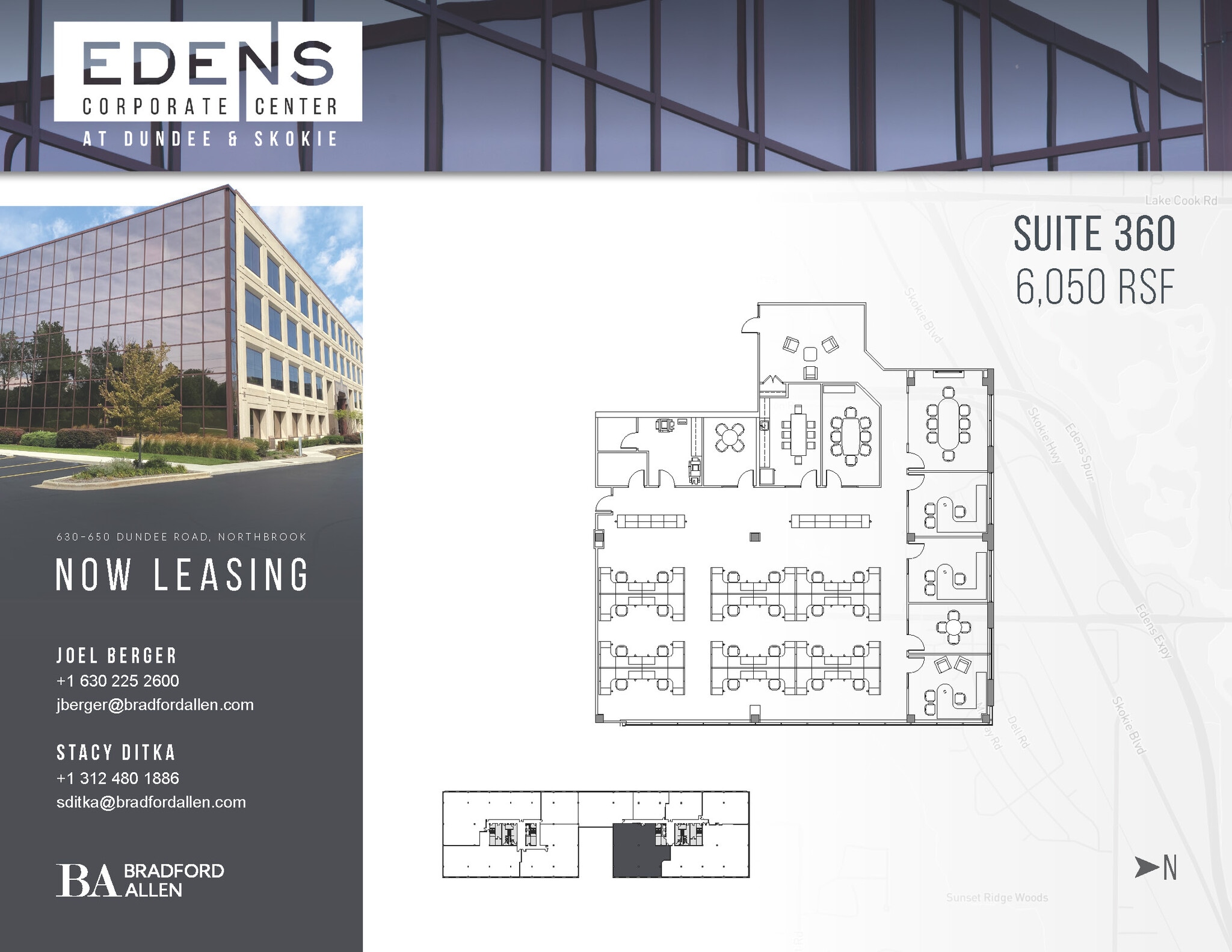 630-650 Dundee Rd, Northbrook, IL for lease Floor Plan- Image 1 of 1