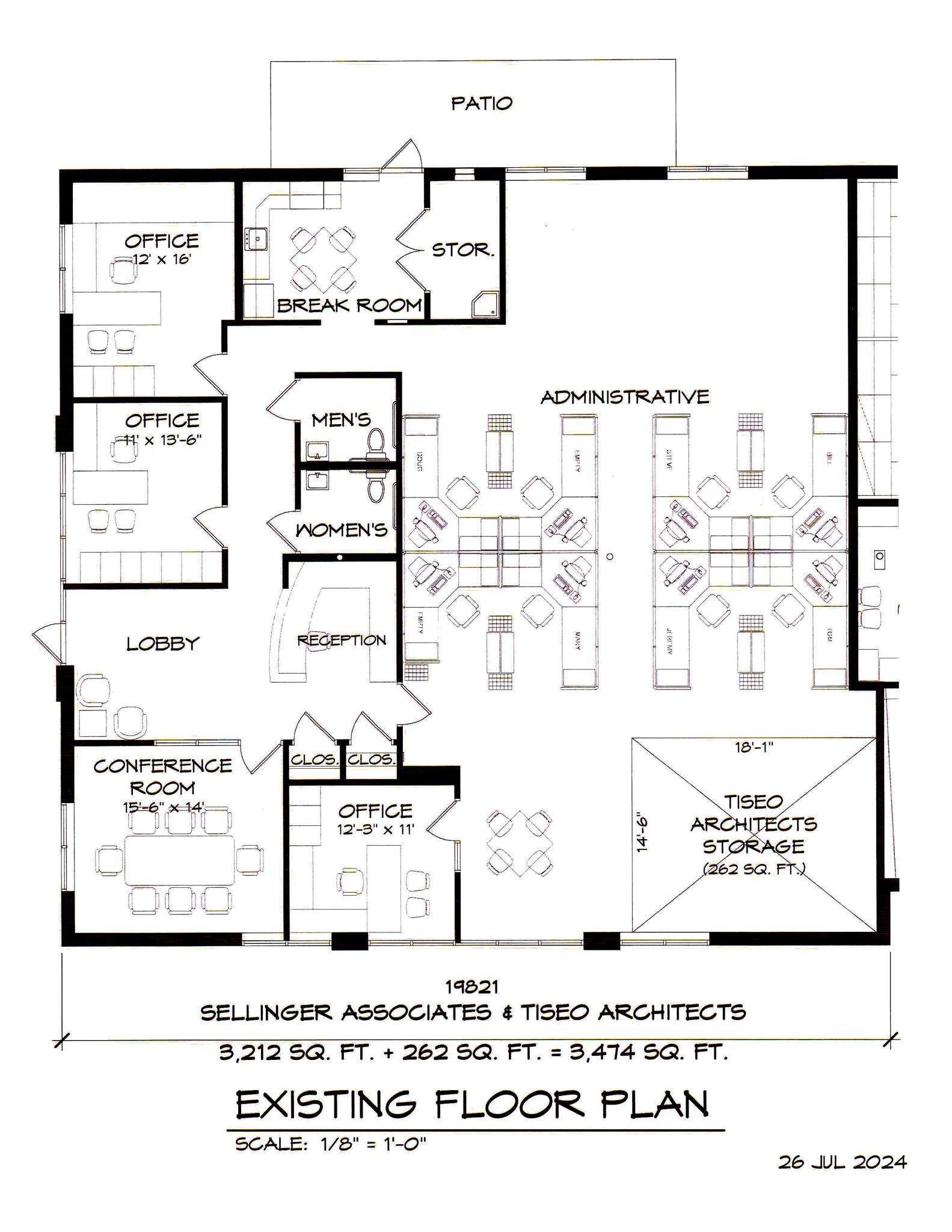 19805-19821 Farmington Rd, Livonia, MI for lease Floor Plan- Image 1 of 10