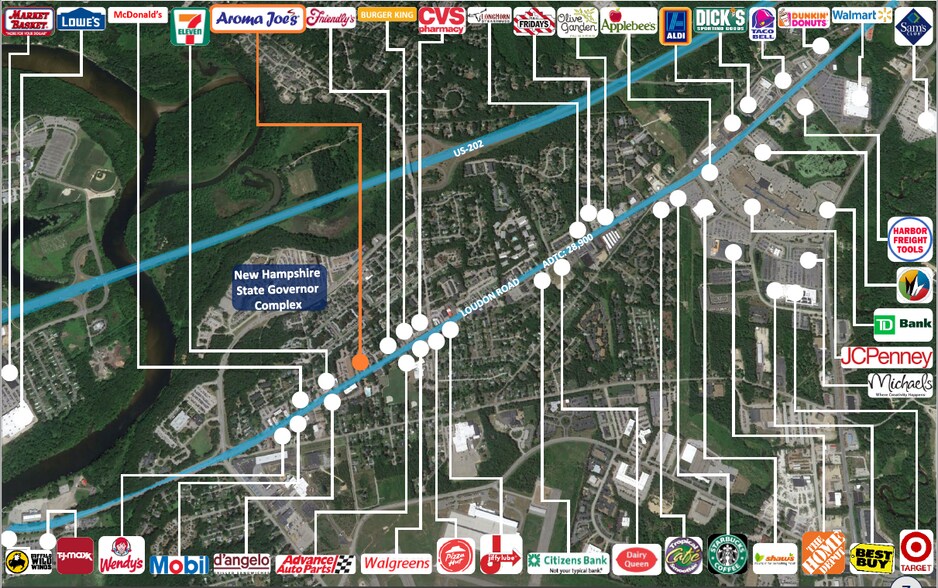 135 Loudon Rd, Concord, NH 03301 Aroma Joe's