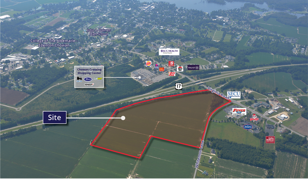 US Highway 17 & NC Highway 32, Edenton, NC for lease - Building Photo - Image 1 of 3