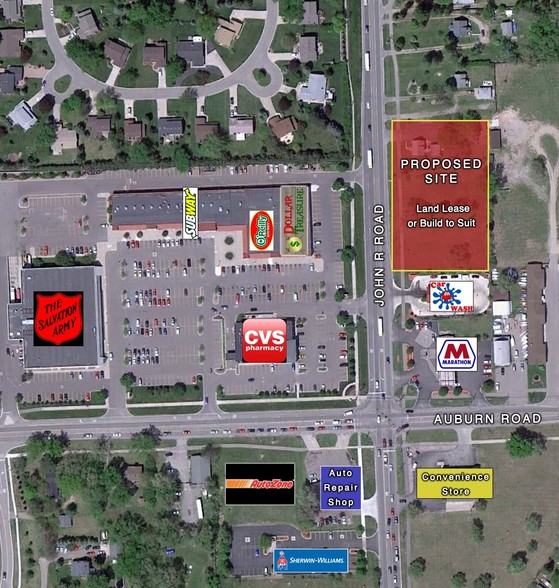 2871-2887 John R Rd, Rochester, MI for lease - Building Photo - Image 1 of 2