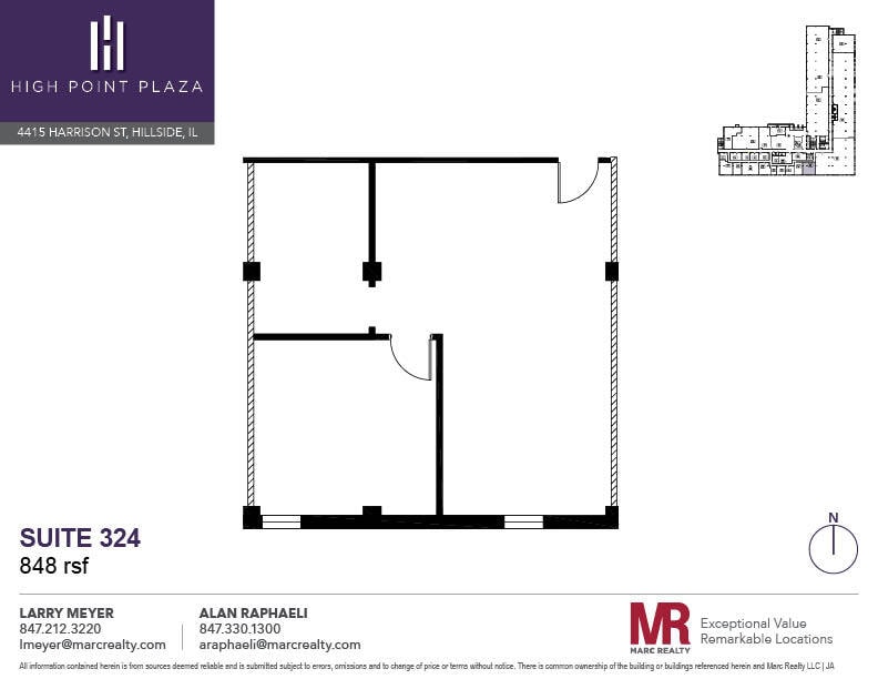 4415 W Harrison St, Hillside, IL for lease Floor Plan- Image 1 of 1