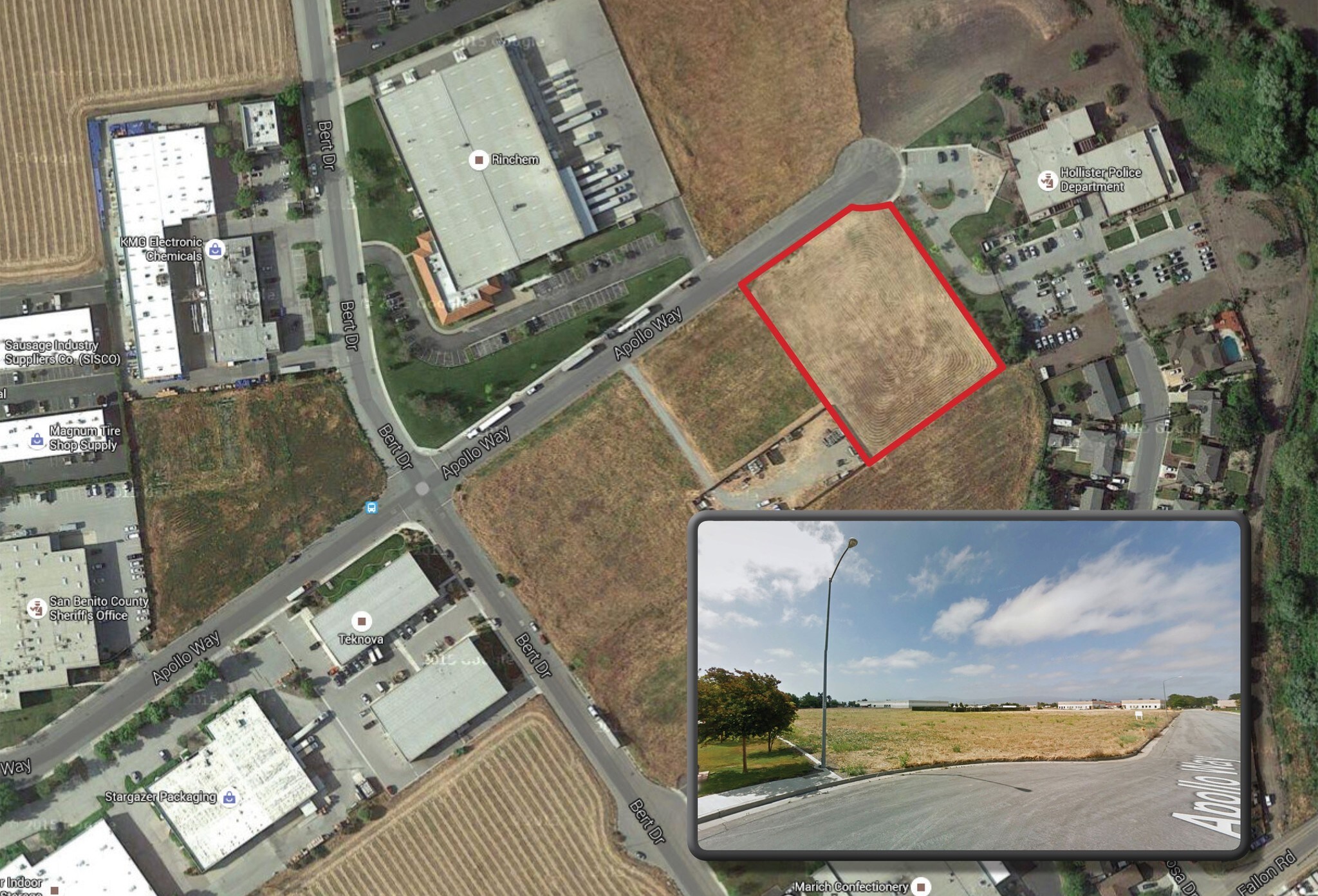 Apollo Way Lot 14 Of Tract 169, Hollister, CA for sale Building Photo- Image 1 of 1