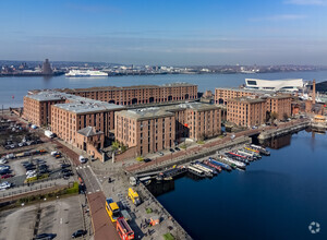 Albert Dock, Liverpool, MSY - aerial  map view - Image1