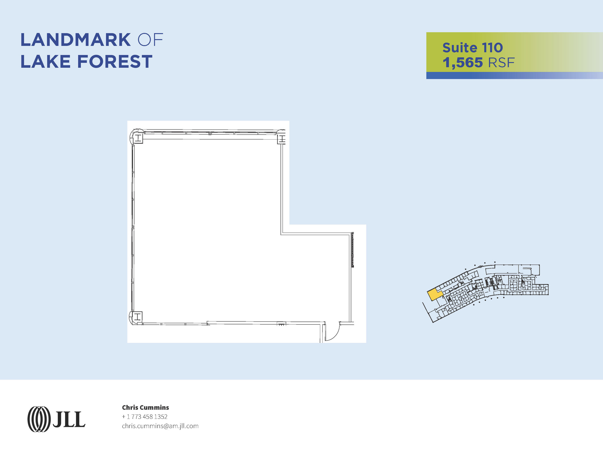 100 S Saunders Rd, Lake Forest, IL for lease Floor Plan- Image 1 of 1