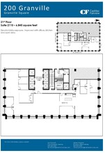 200 Granville St, Vancouver, BC for lease Floor Plan- Image 1 of 1