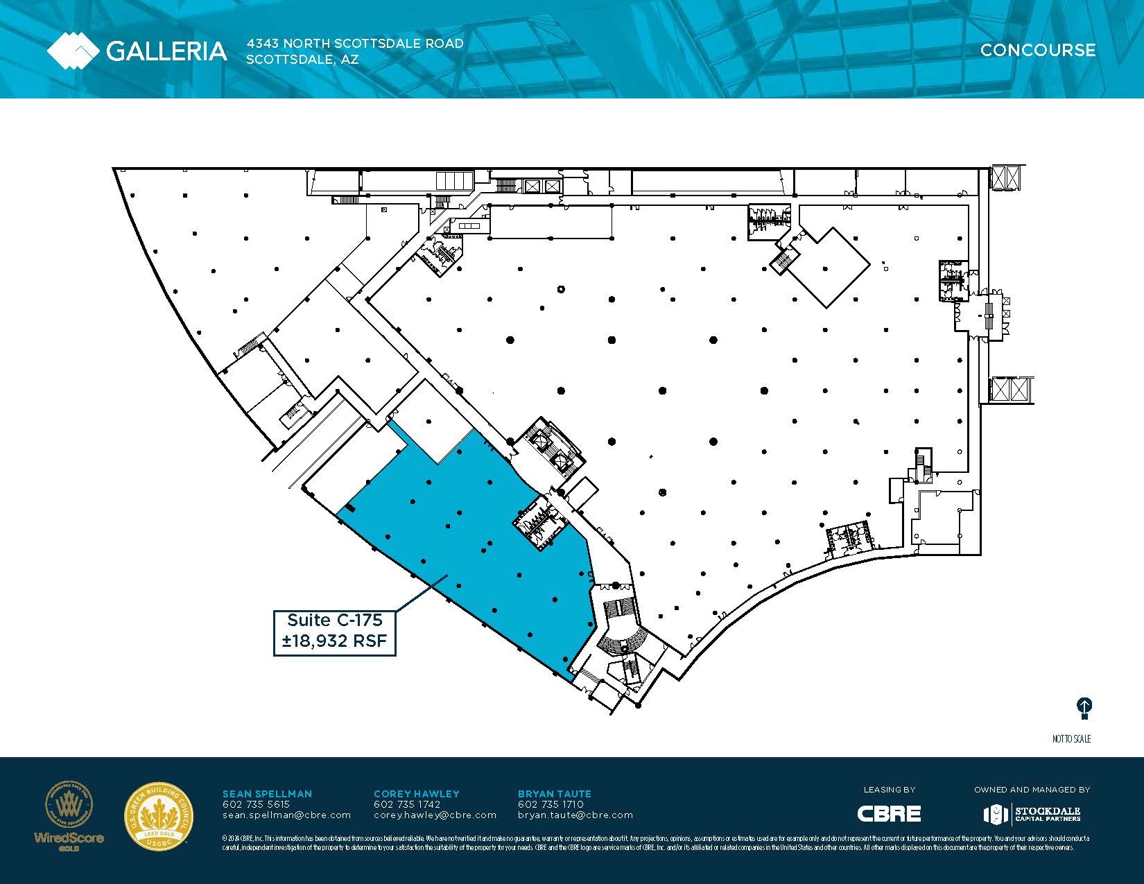 4343 N Scottsdale Rd, Scottsdale, AZ for lease Floor Plan- Image 1 of 1