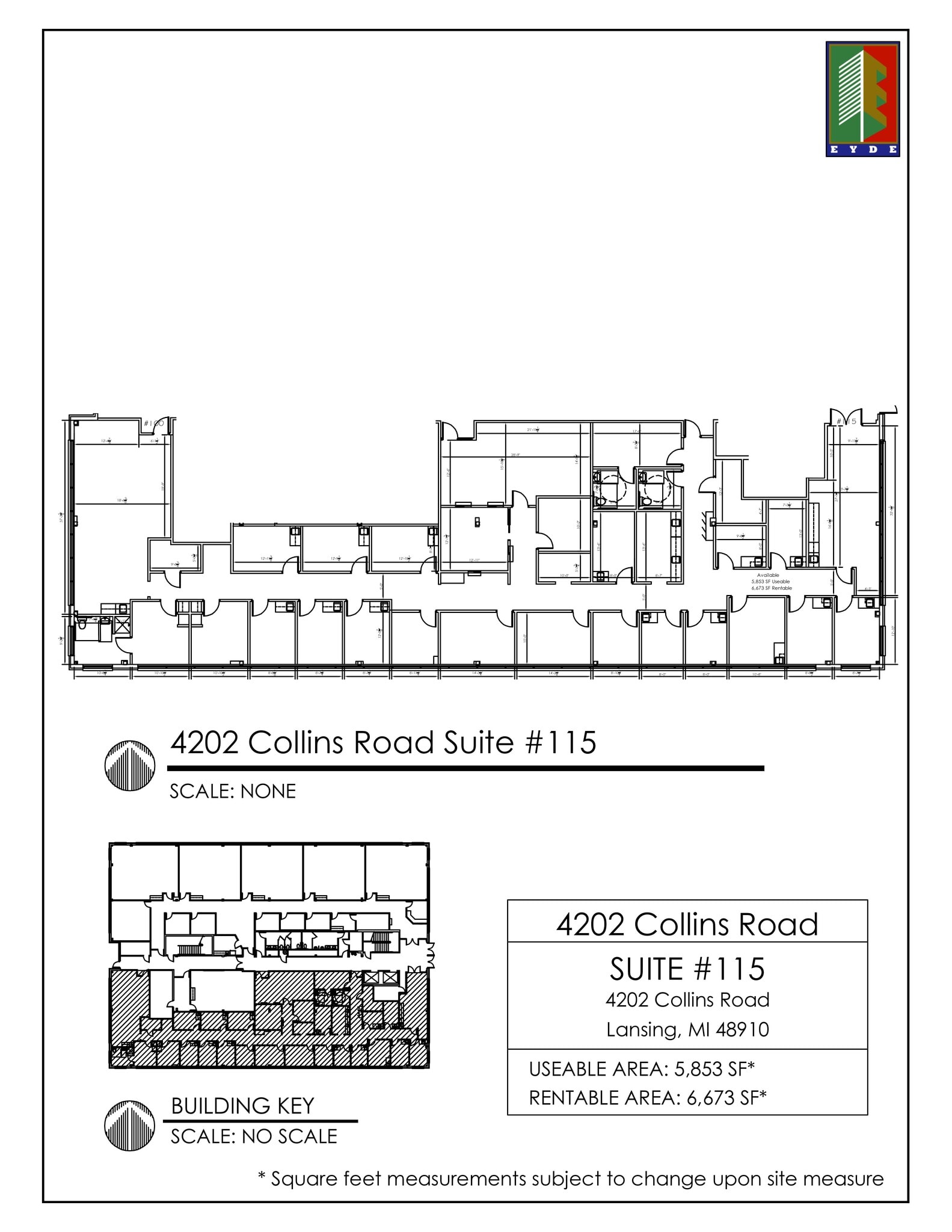 4202 Collins Rd, Lansing, MI for lease Site Plan- Image 1 of 1