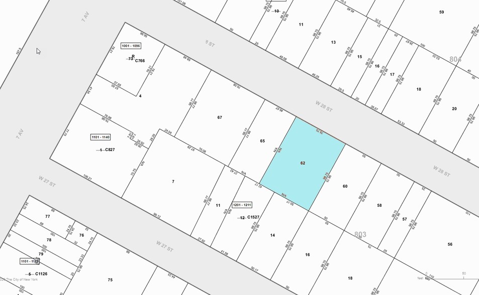 140 W 28th St, New York, NY for sale - Plat Map - Image 2 of 4