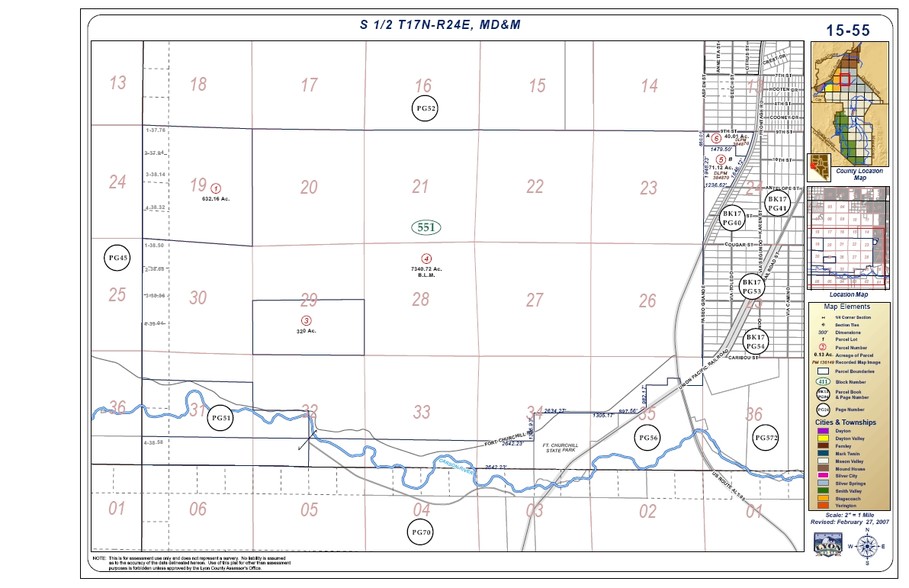 1895 W 9th St, Silver Springs, NV for sale - Plat Map - Image 3 of 3