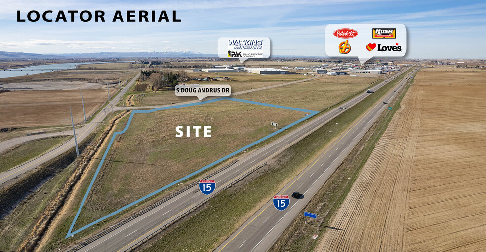 5440 S Doug Andrus Dr, Idaho Falls, ID for lease - Aerial - Image 3 of 4