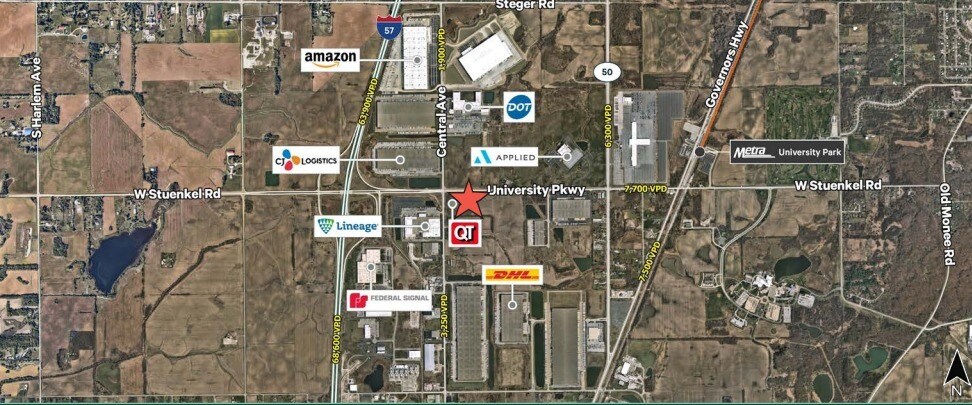 SEQ of Stuenkle Road & Central Avenue, Monee, IL for sale - Building Photo - Image 1 of 1