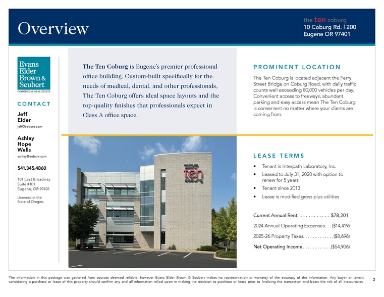 10 Coburg Rd, Eugene, OR for sale - Building Photo - Image 3 of 7