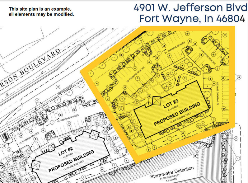 4901 W Jefferson Blvd, Fort Wayne, IN for sale - Site Plan - Image 1 of 1