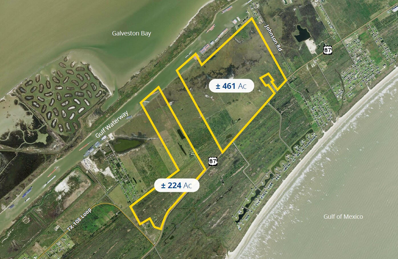 HWY 87, Crystal Beach, TX 77650