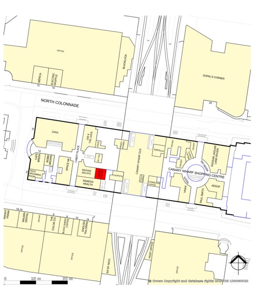 Cabot Place W, London for lease - Plat Map - Image 2 of 2