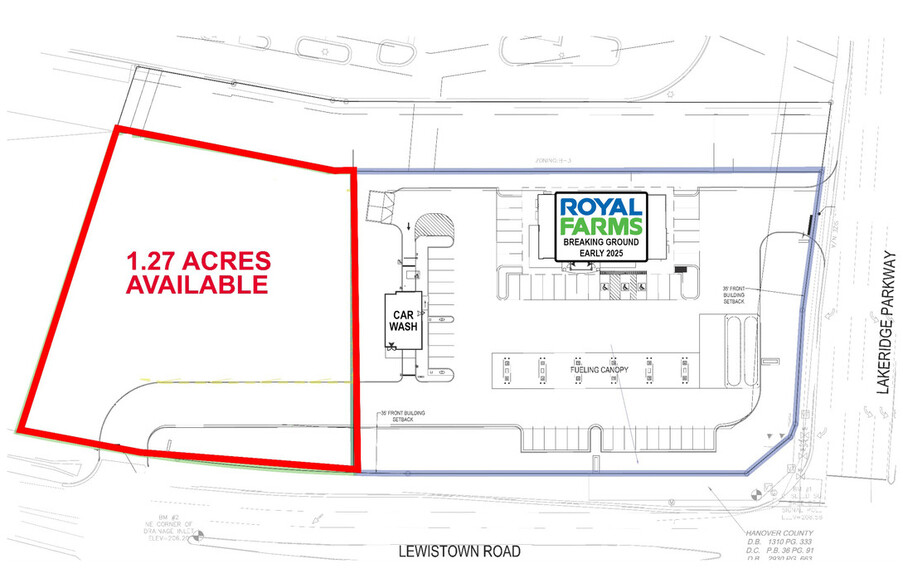 Lewistown Rd, Ashland, VA for lease - Site Plan - Image 2 of 3