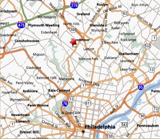 1300 E Mermaid Ln, Wyndmoor, PA for lease - Aerial - Image 2 of 6