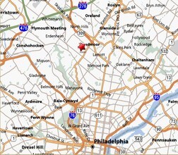 1300 E Mermaid Ln, Wyndmoor, PA - AERIAL map view - Image1