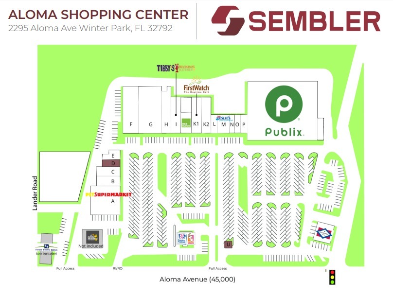 2015-2413 Aloma Ave, Winter Park, FL for lease Site Plan- Image 1 of 1