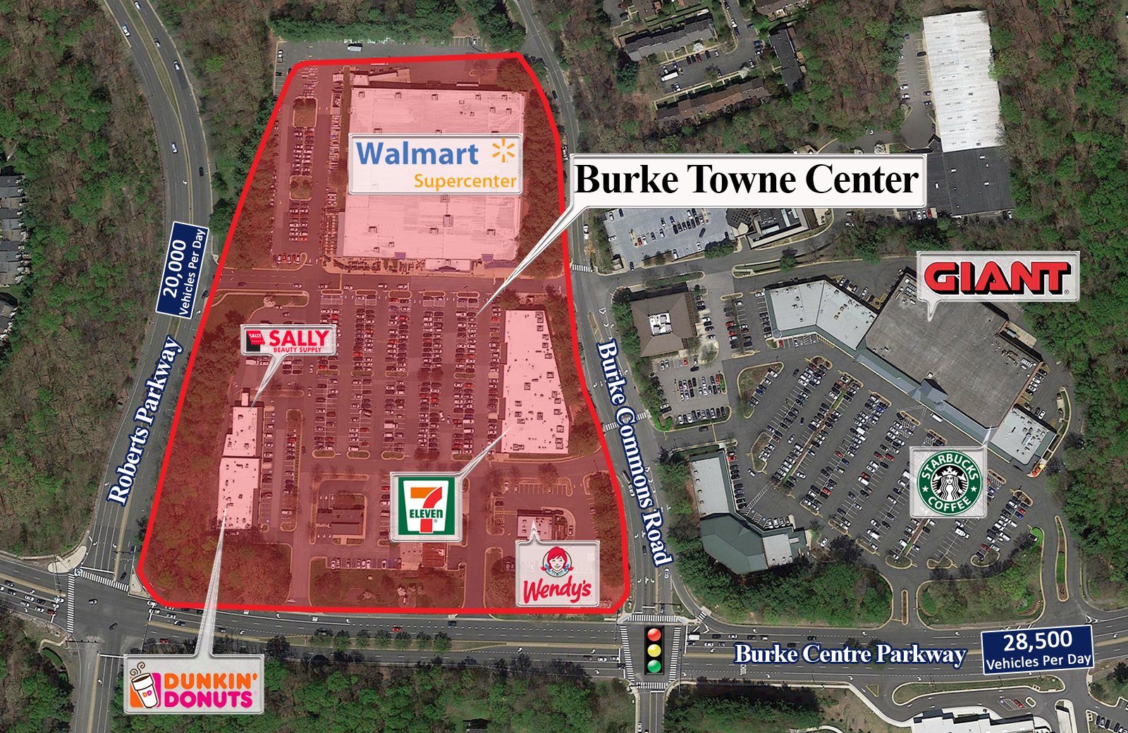 6030-6050 Burke Commons Rd, Burke, VA for lease Aerial- Image 1 of 3