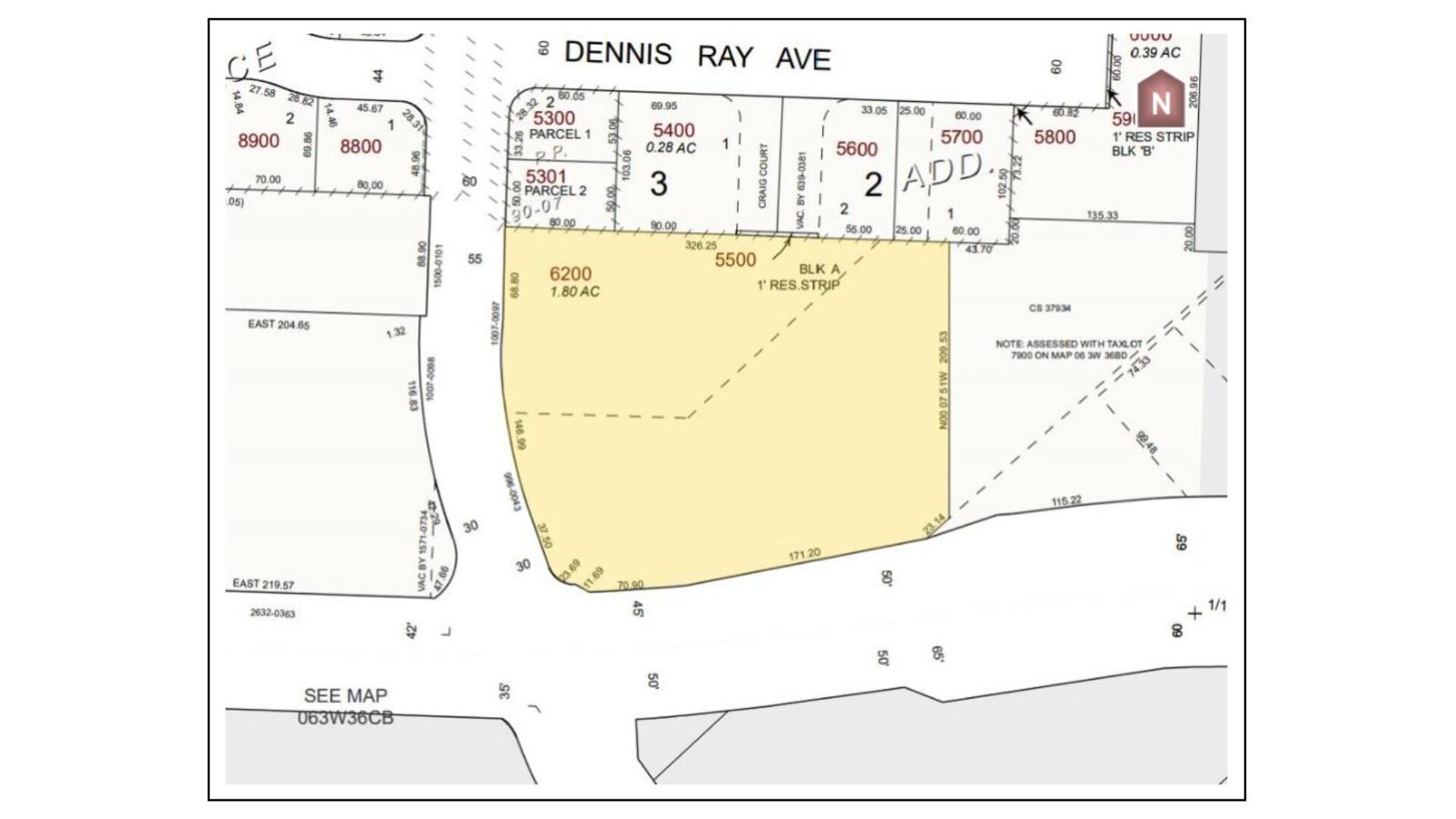 5820-5860 McLeod Ln NE, Keizer, OR for sale Plat Map- Image 1 of 3