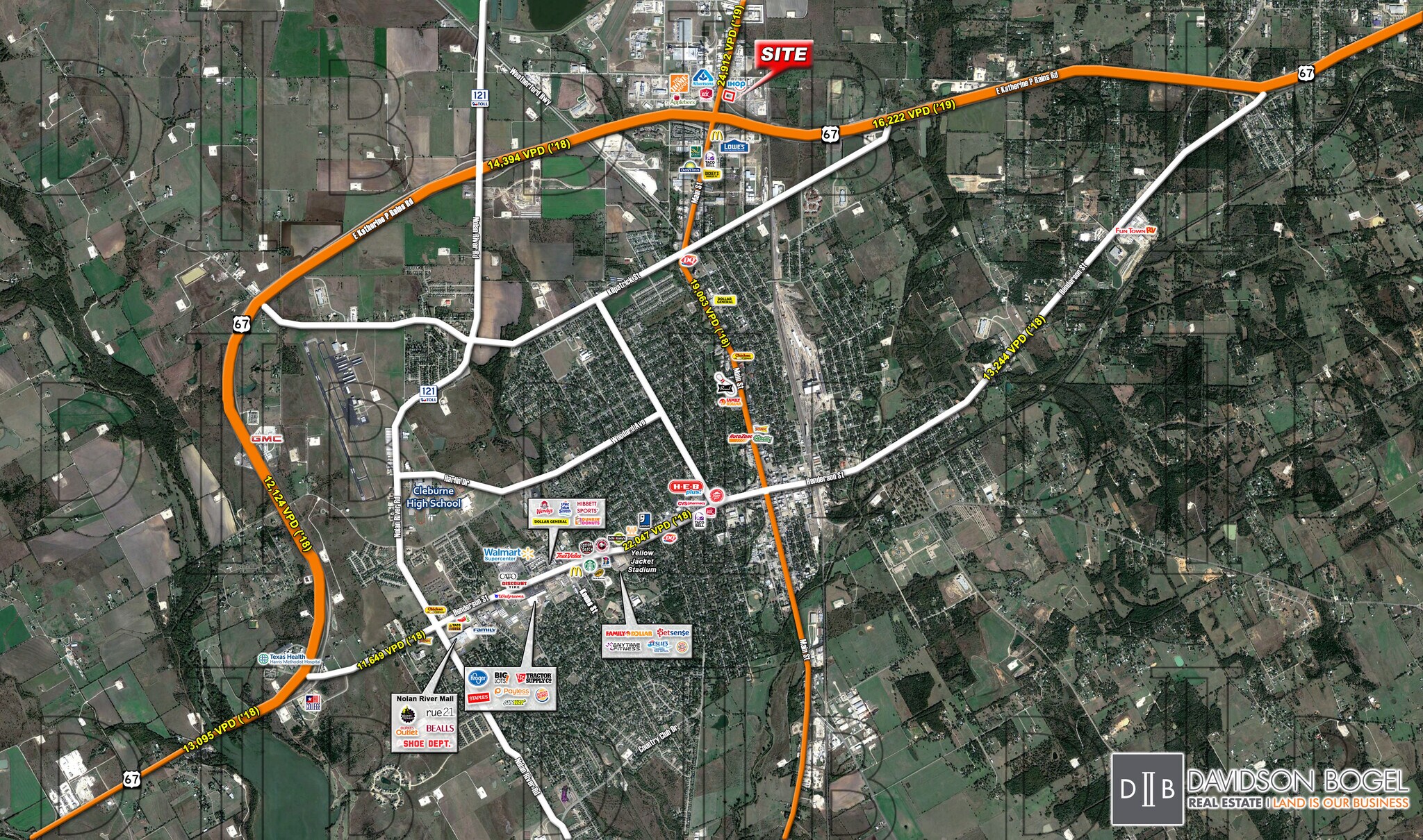 2230 N Main St, Cleburne, TX 76031 NEC U.S. 67 & Main St.