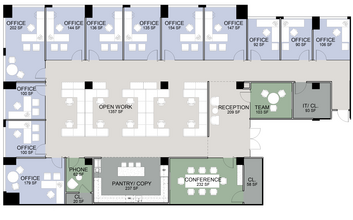 1667 K St NW, Washington, DC for lease Floor Plan- Image 1 of 2