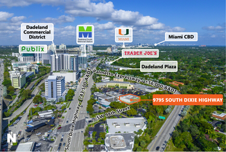 9795 S Dixie Hwy, Miami, FL - aerial  map view - Image1