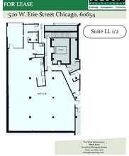 520 W Erie St, Chicago, IL for lease Floor Plan- Image 1 of 1