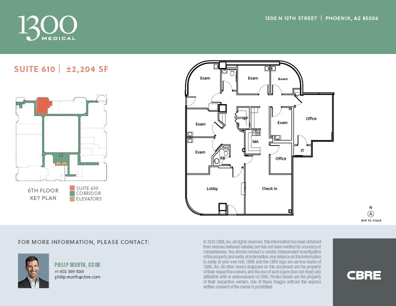 1300 N 12th St, Phoenix, AZ for lease Floor Plan- Image 1 of 1