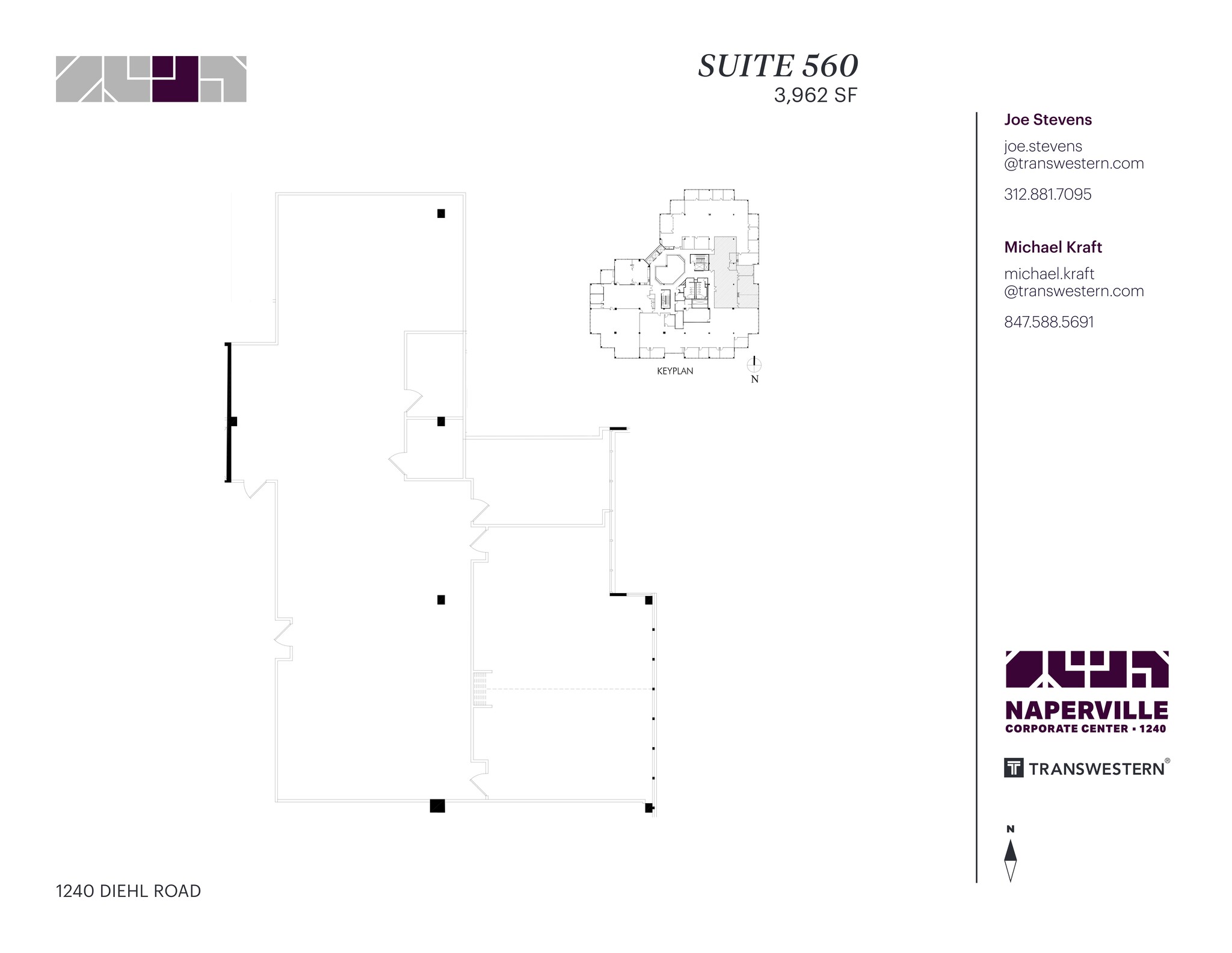 1230 E Diehl Rd, Naperville, IL for lease Site Plan- Image 1 of 1