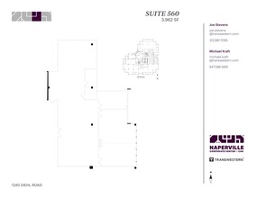 1230 E Diehl Rd, Naperville, IL for lease Site Plan- Image 1 of 1