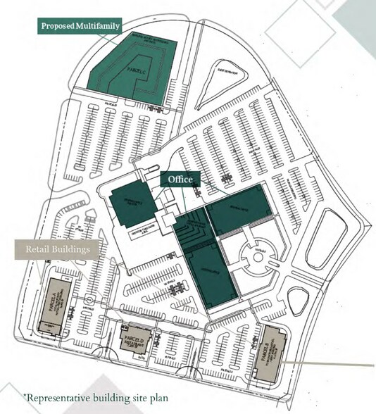1 Retail at Lighton Blvd, Overland Park, KS for lease - Site Plan - Image 2 of 3