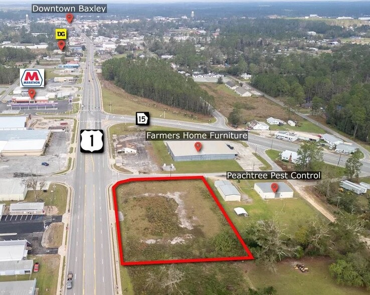 1179 Hatch Pky S, Baxley, GA for sale - Aerial - Image 2 of 2