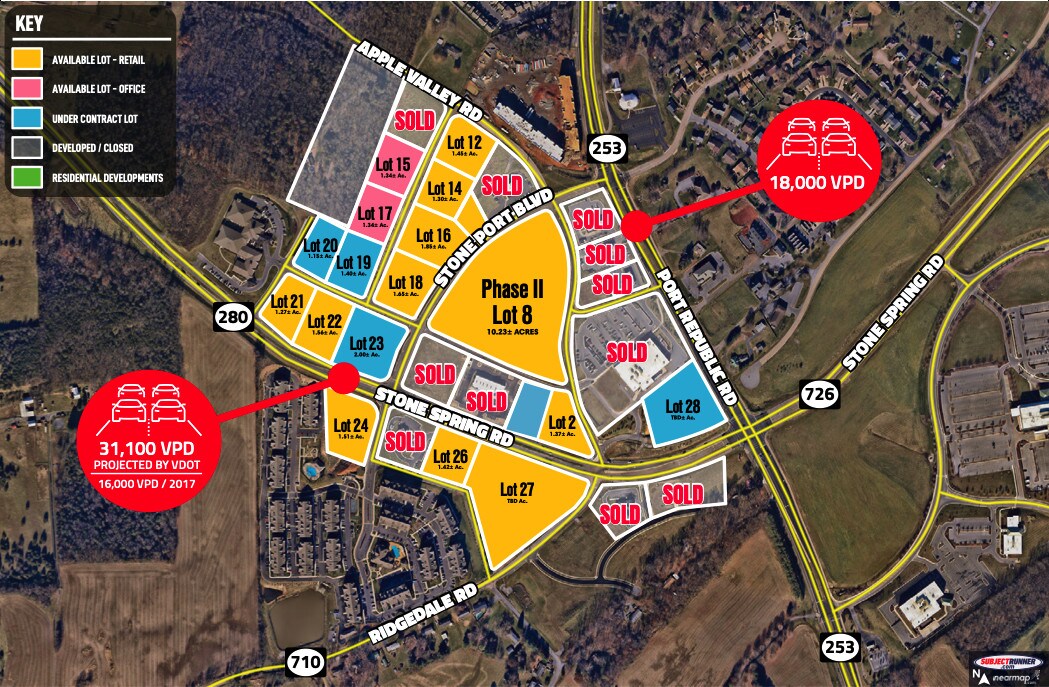 Port Republic Rd, Harrisonburg, VA 22801 STONE PORT RETAIL PADS