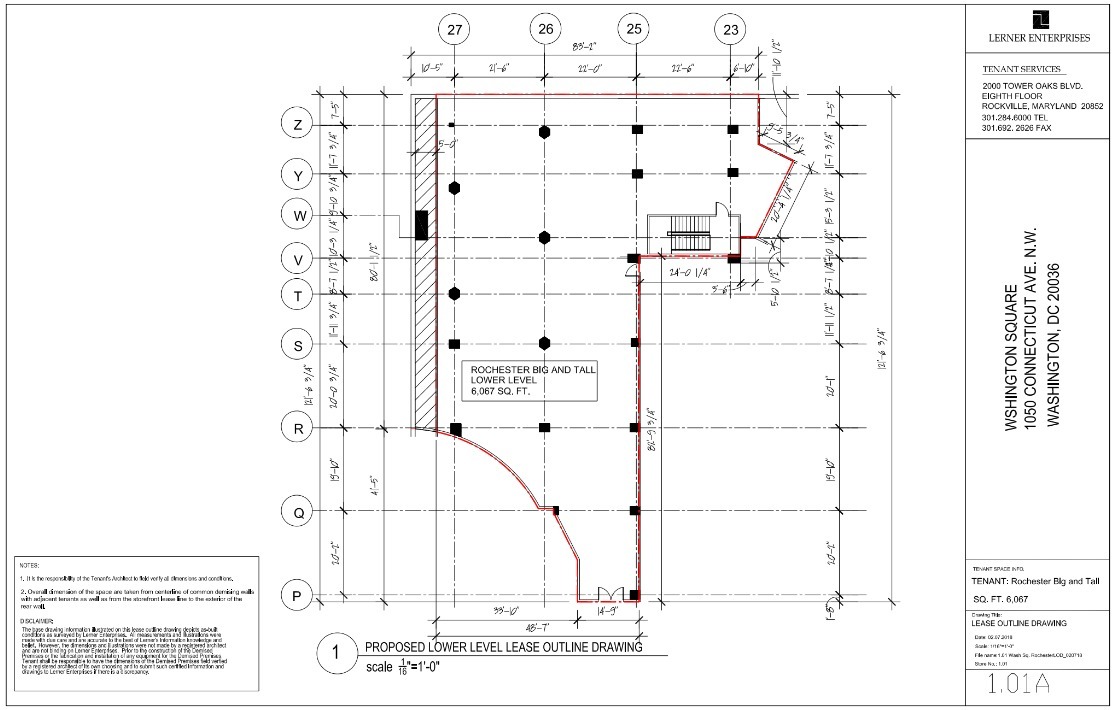 1050 Connecticut Ave NW, Washington, DC for lease Floor Plan- Image 1 of 1