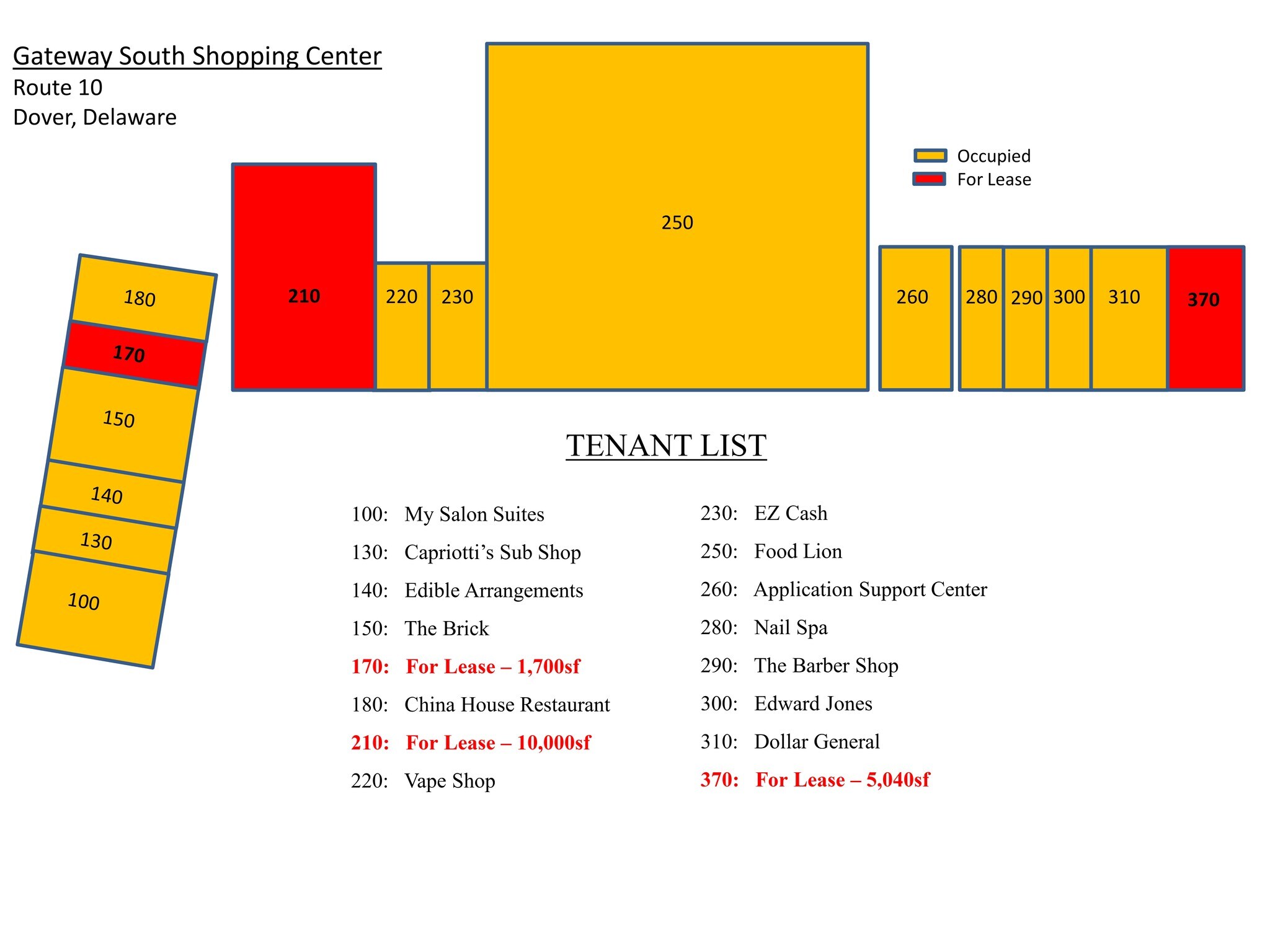 250 Gateway South Blvd, Dover, DE for lease Site Plan- Image 1 of 4