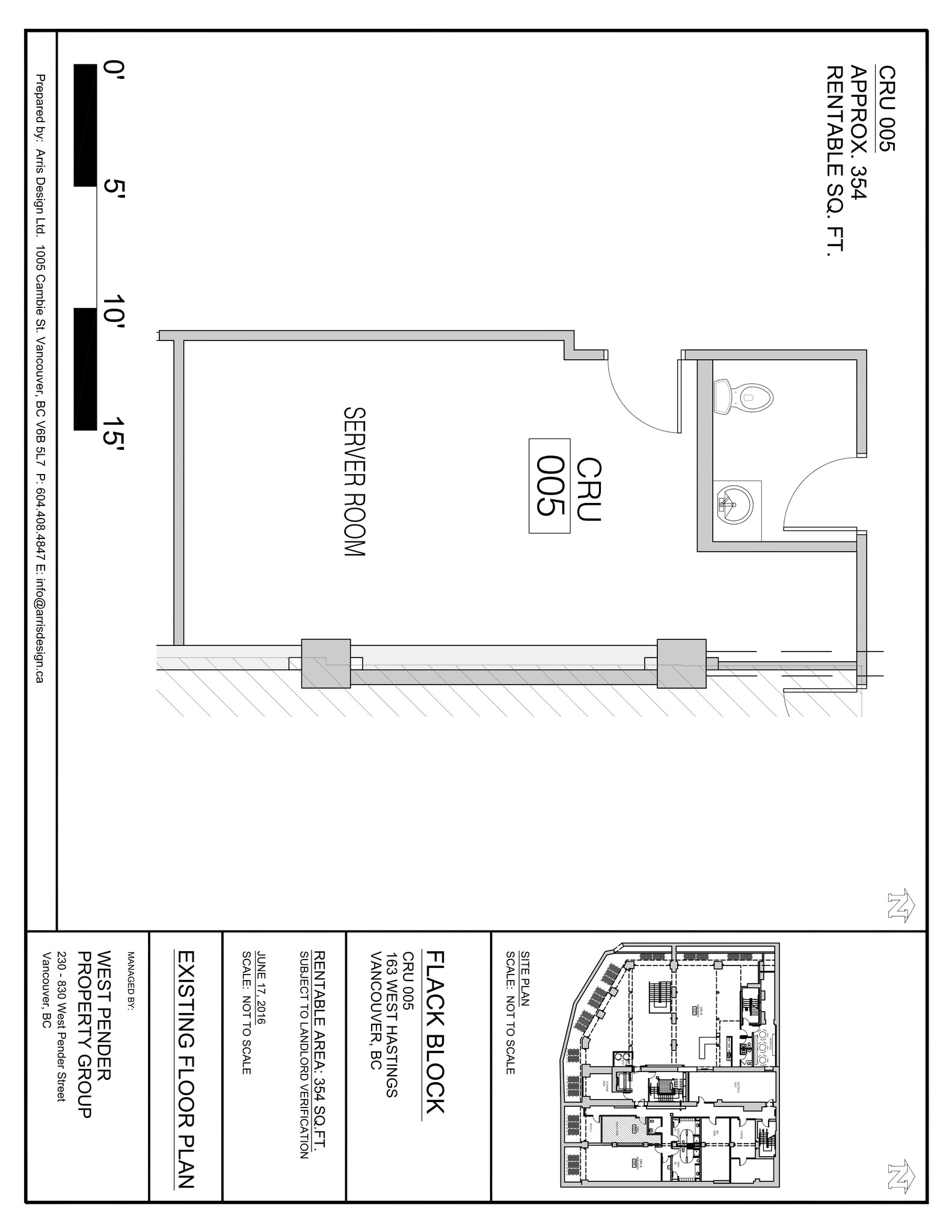163 W Hastings St, Vancouver, BC for lease Site Plan- Image 1 of 8