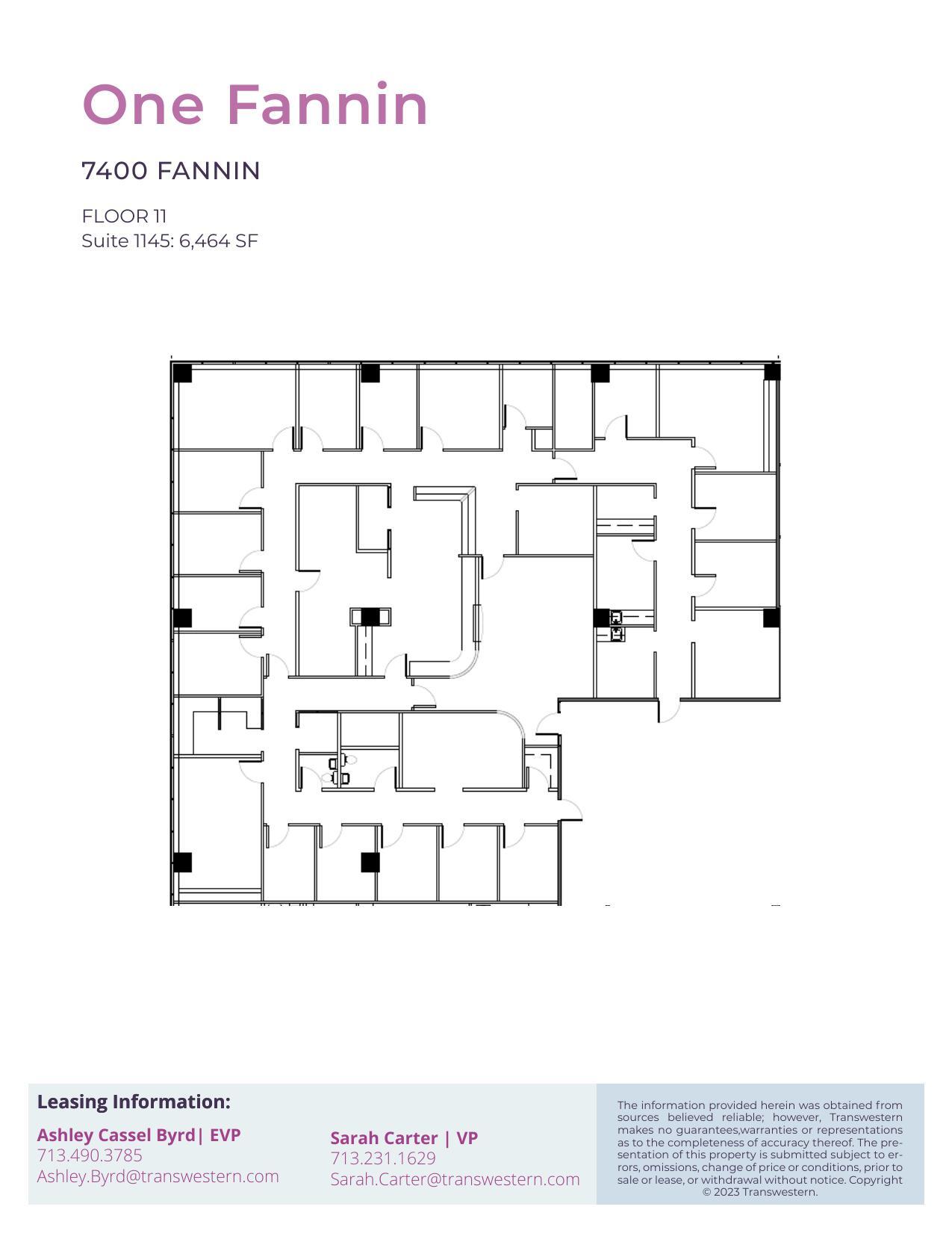 7400 Fannin St, Houston, TX for lease Floor Plan- Image 1 of 1