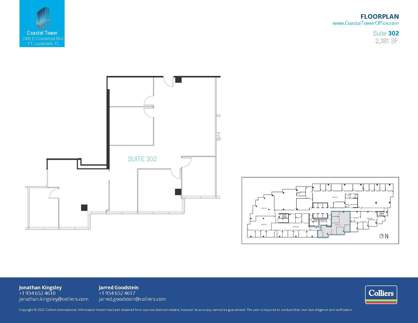 2400 E Commercial Blvd, Fort Lauderdale, FL for lease Floor Plan- Image 1 of 2